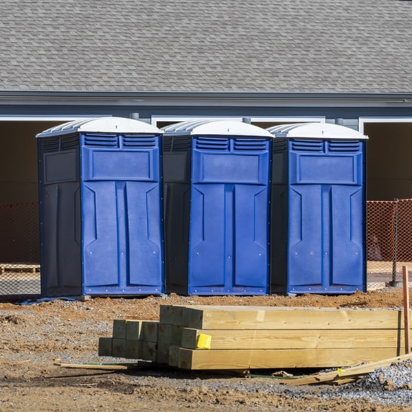 how often are the porta potties cleaned and serviced during a rental period in Lindale GA